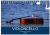Buchcover VIOLONCELLO – atemberaubende Cellomotive (Tischkalender 2024 DIN A5 quer), CALVENDO Monatskalender