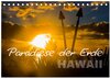 Buchcover Paradiese der Erde - HAWAII (Tischkalender 2024 DIN A5 quer), CALVENDO Monatskalender