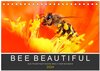 Buchcover Bee Beautiful - Die phantastische Welt der Bienen (Tischkalender 2024 DIN A5 quer), CALVENDO Monatskalender