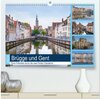 Buchcover Brügge und Gent, eine Fotoreise durch die zwei Perlen Flanderns. (hochwertiger Premium Wandkalender 2024 DIN A2 quer), K