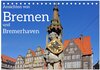 Buchcover Ansichten von Bremen und Bremerhaven (Tischkalender 2024 DIN A5 quer), CALVENDO Monatskalender