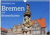 Buchcover Ansichten von Bremen und Bremerhaven (Wandkalender 2024 DIN A4 quer), CALVENDO Monatskalender