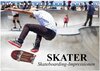 Buchcover Skater. Skateboarding-Impressionen (Tischkalender 2024 DIN A5 quer), CALVENDO Monatskalender