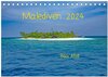 Buchcover Malediven - Dreamland (Tischkalender 2024 DIN A5 quer), CALVENDO Monatskalender