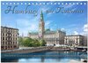 Buchcover Hamburg zur Kaiserzeit - Fotos neu restauriert und koloriert (Tischkalender 2024 DIN A5 quer), CALVENDO Monatskalender