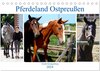 Buchcover Pferdeland Ostpreußen - Gestüt Georgenburg (Tischkalender 2024 DIN A5 quer), CALVENDO Monatskalender