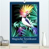 Buchcover Magische Textilkunst (hochwertiger Premium Wandkalender 2024 DIN A2 hoch), Kunstdruck in Hochglanz