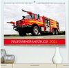 Buchcover Feuerwehrfahrzeuge (hochwertiger Premium Wandkalender 2024 DIN A2 quer), Kunstdruck in Hochglanz