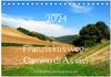 Buchcover Franziskusweg - Camino di Assisi (Tischkalender 2024 DIN A5 quer), CALVENDO Monatskalender