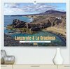 Buchcover Lanzarote & La Graciosa - Inseln der spektakulären Landschaften (hochwertiger Premium Wandkalender 2024 DIN A2 quer), Ku