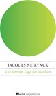 Buchcover Die letzten Tage des Vatikan