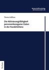 Buchcover Die Aktivierungsfähigkeit personenbezogener Daten in der Handelsbilanz