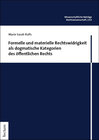 Buchcover Formelle und materielle Rechtswidrigkeit als dogmatische Kategorien des öffentlichen Rechts