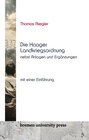 Buchcover Die Haager Landkriegsordnung nebst Anlagen und Ergänzungen