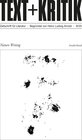 Buchcover Nature Writing