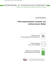 Buchcover Thermodynamische Analyse von Lithium-Ionen Zellen