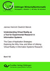 Buchcover Understanding Virtual Reality as a Tool for Experimental Research in Information Systems