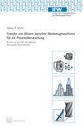 Buchcover Transfer von Wissen zwischen Werkzeugmaschinen für die Prozessüberwachung