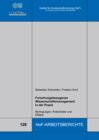 Buchcover Forschungsbezogenes Wissenschaftsmanagement in der Praxis
