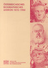 Buchcover Österreichisches Biographisches Lexikon 1815-1950 / Österreichisches Biographisches Lexikon 1815-1950