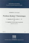 Buchcover Prochoros Kydones' Übersetzungen