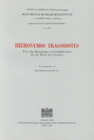 Buchcover Hieronymos Tragodistes