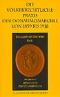 Buchcover Die völkerrechtliche Praxis der Donaumonarchie von 1859 bis 1918