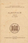 Buchcover Almanach der Akademie der Wissenschaften / 149. Jahrgang