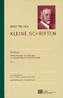 Buchcover Kleine Schriften / Abhandlungen und Beiträge zur griechischen Inschriftenkunde