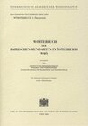 Buchcover Wörterbuch der bairischen Mundarten in Österreich (WBÖ) / Wörterbuch der Bairischen Mundarten in Österreich 35. Lieferun