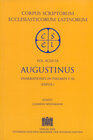 Buchcover Sancti Aureli Augustini opera. Ennarationes in psalmos I‒L. Pars 1A: Ennarationes in psalmos I‒XXXII (expos.)