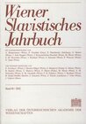Buchcover Wiener Slavistisches Jahrbuch / Wiener Slavistisches Jahrbuch Band 48/ 2002