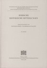 Buchcover Römische Historische Mitteilungen / Römische Historische Mitteilungen Band 45/2003