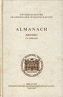 Buchcover Almanach der Akademie der Wissenschaften / Almanach der philosophisch-historischen Klasse der Österreichischen Akademie 