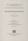 Buchcover Die Register Innocenz' III., 9. Band