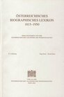 Buchcover Österreichisches Biographisches Lexikon 1815-1950 / Österreichisches Biographisches Lexikon 1815-1950 57. Lieferung