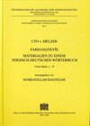 Buchcover Uto von Melzer. Farhangnevīs