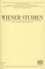 Buchcover Wiener Studien ‒ Zeitschrift für Klassische Philologie, Patristik und lateinische Tradition, Band 119/2006