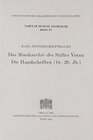 Buchcover Das Musikarchiv des Stiftes Vorau. Die Handschriften (18.-20.Jh.)