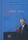 Buchcover 2003-2006 Dicta et Scripta