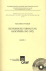Buchcover Die persische Verwaltung Kaschmirs (1842-1892)