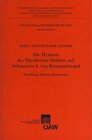 Buchcover Die Hymnen des Theoktistos Studites auf Athanasios I. von Konstantinopel