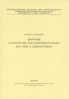 Buchcover Anonyme lateinische Euklidbearbeitungen aus dem 12. Jahrhundert