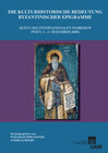 Buchcover Die kulturhistorische Bedeutung byzantinischer Epigramme