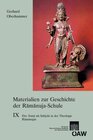 Buchcover Materialien zur Geschichte der Ramanuja-Schule IX