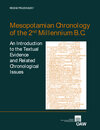 Buchcover Mesopotamian Chronology of the 2nd Millenium B.C.