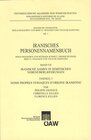 Buchcover Iranische Namen in semitischen Nebenüberlieferungen