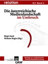 Buchcover Relation. Medien - Gesellschaft - Geschichte /Media, Society, History / Relation N. F. Band 3