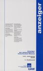 Buchcover Anzeiger der philosophisch-historischen Klasse 143. Jahrgang, 1. Halbband 2008