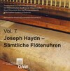 Buchcover Joseph Haydn ‒ Sämtliche Flötenuhren